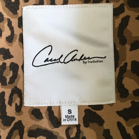 Carol Anderson by Invitation leopard print knit jacket - Picture 5 of 7